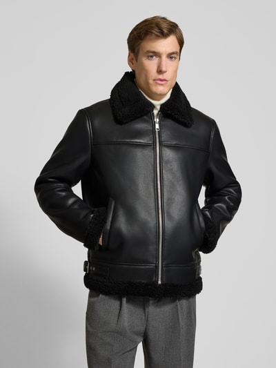 MCNEAL Jacke in Leder-Optik Black 4
