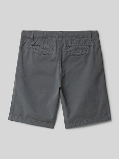 Mango Regular Fit Bermudas mit Eingrifftaschen Modell 'belice' Mittelgrau 3