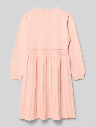 Steiff Strickkleid mit Motiv-Stitching Rosa 3