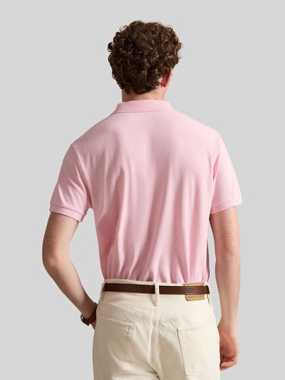 Polo Ralph Lauren Slim Fit Poloshirt aus reiner Baumwolle Rosa 5