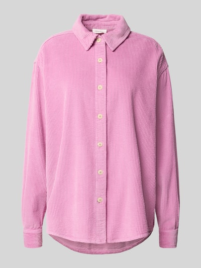 American Vintage Relaxed fit overhemdblouse van corduroy, model 'PADOW' Rosé - 2