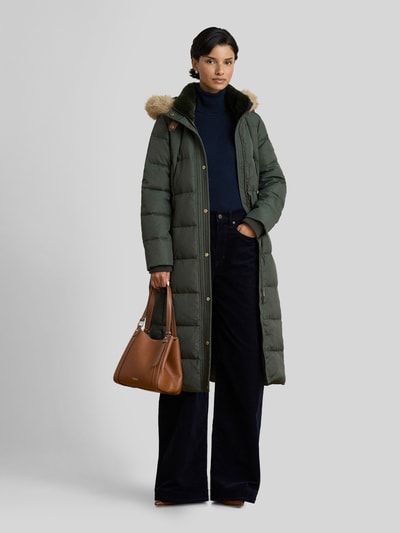 Lauren Ralph Lauren Daunenmantel mit abnehmbarer Kapuze Oliv 1