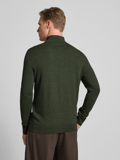 SELECTED HOMME Regular fit schipperstrui van puur katoen, model 'BERG' Olijfgroen gemêleerd - 5