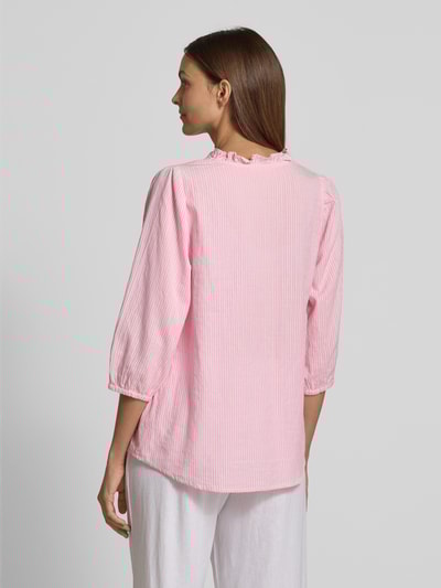 FREE/QUENT Regular fit blouse met 3/4-mouwen, model 'Rolly' Felroze - 5
