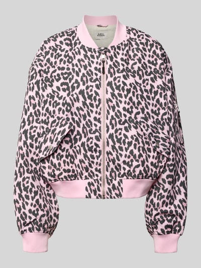 LOLLYS LAUNDRY Bomberjacke mit Eingrifftaschen Modell 'Liw' Rosa 1
