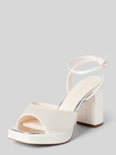 Rainbow Club Sandalen met blokhak, model 'Caitlin' Offwhite - 1