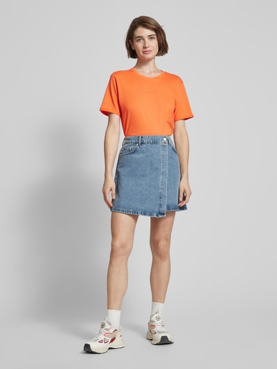MSCH Copenhagen T-Shirt mit Rundhalsausschnitt Modell 'Terina' Orange 1