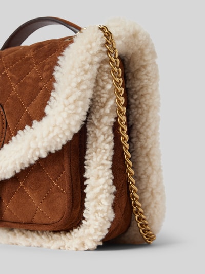 Lauren Ralph Lauren Handtasche aus Schafsleder mit Label-Details Modell 'BRADLEY' Camel 2