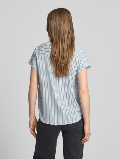 Samsøe Samsøe Regular Fit Bluse mit Kentkragen Modell 'MAJAN' Hellblau 5