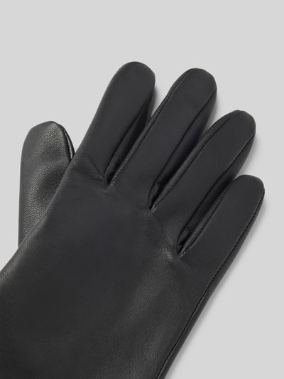 BOSS Handschuhe aus Lammleder Modell 'GUEEN-ME' Black 4