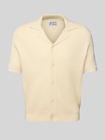 JAKE*S STUDIO MEN Vest met knoopsluiting Ecru - 2