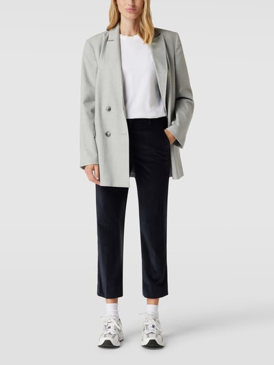 Weekend Max Mara Broek in ribcordlook, model 'Fungo' Marineblauw - 1