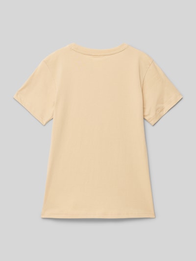 CHAMPION T-Shirt mit Label-Print Sand 3