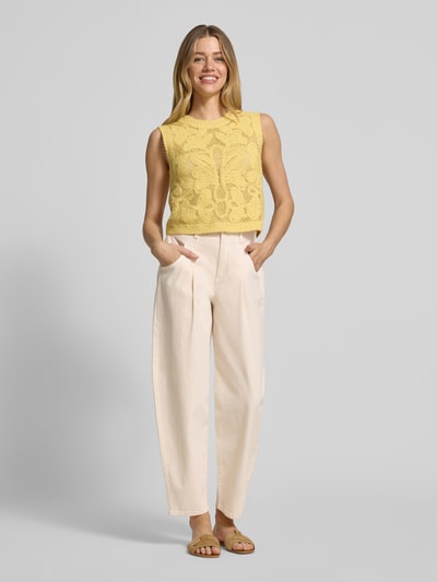 s.Oliver RED LABEL Barrel Fit Jeans aus Baumwoll-Mix Sand 1