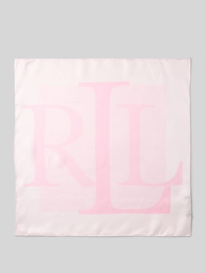 Lauren Ralph Lauren Seidentuch mit Logo Rosa 1
