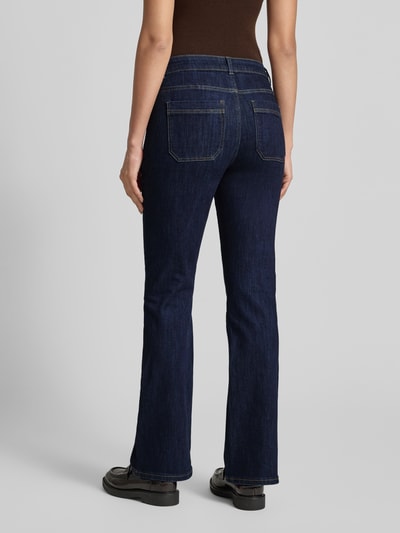 Christian Berg Woman Bootcut Fit Jeans mit Gürtelschlaufen Marine 5