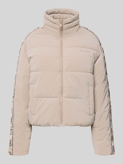 GUESS Activewear Steppjacke mit Stehkragen Modell 'NEW JEAN' Taupe 2