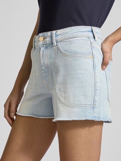 Marc O'Polo Regular Fit Jeansshorts aus Baumwoll-Mix Hellblau 3