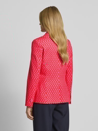 Milano Italy Blazer mit Reverskragen Pink 5