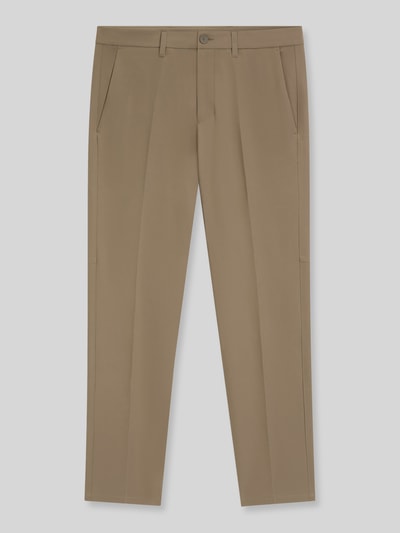 BOSS Green slim fit broek model 'T_COMMUTER-SLIM' Kaki - 2