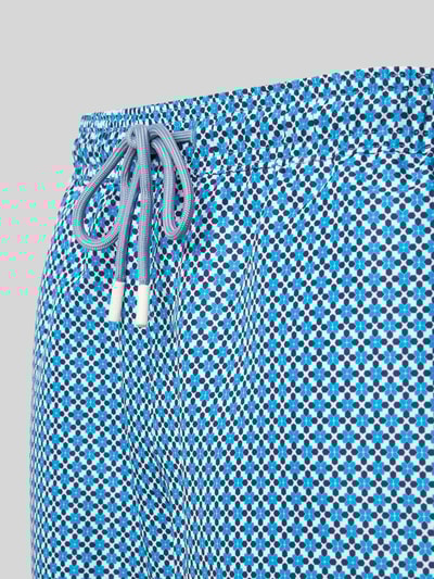 BOSS Regular fit zwembroek met mesh-inzet Lichtblauw - 2