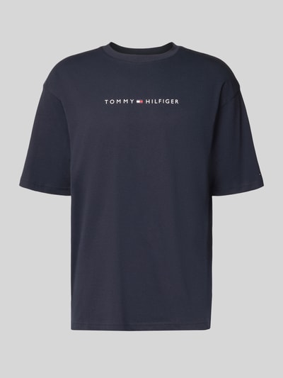 Tommy Hilfiger Relaxed Fit T-Shirt aus reiner Baumwolle Marine 2