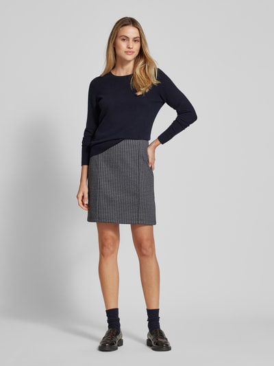 Tom Tailor High-Waist Mini-Rock mit Karomuster Dunkelgrau 1