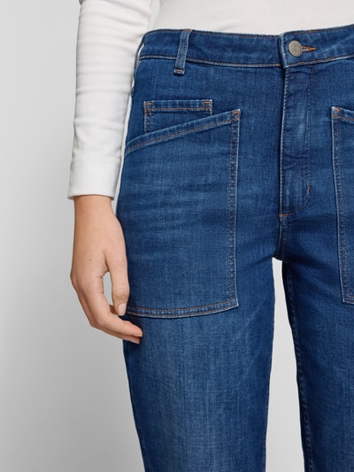 Marc O'Polo Boyfriend Jeans aus weichem Baumwoll-Mix Modell 'IVA' Marine Melange 3