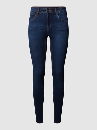 Noisy May Skinny jeans met stretch Donkerblauw - 2