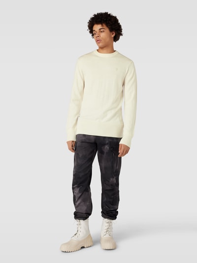 G-Star Raw Gebreide pullover met ronde hals Offwhite - 1