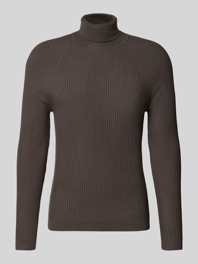 Antony Morato Gebreide pullover met ribboorden Olijfgroen - 2