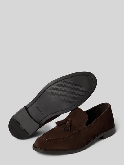 Gant Loafers aus Leder Modell 'Lozham' Mittelbraun 4