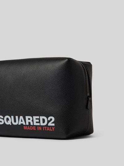 Dsquared2 Kulturbeutel mit Label-Print Black 3