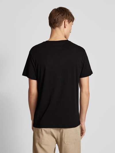 Tommy Jeans T-Shirt mit Label-Print Black 5