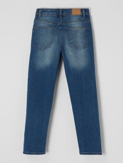 Only Straight Fit Jeans mit Stretch-Anteil Modell 'Calla' Jeansblau 4