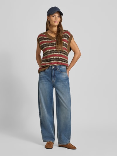 Weekend Max Mara Regular Fit Pullunder aus reiner Alpakawolle Camel 1