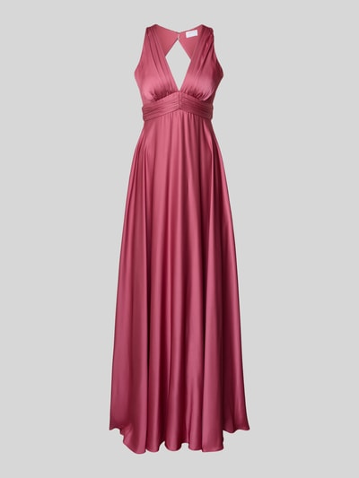 Jake*s Cocktail Abendkleid mit Taillenpasse Altrosa Melange 2