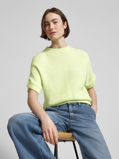 OPUS Gebreide pullover met 1/2-mouwen, model 'Pitapi' Lichtgroen - 3