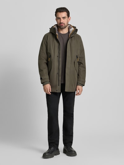 PME Legend Shirt met lange mouwen en labeldetail Grafiet - 1