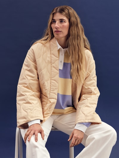 P&C* curated by Veronika Heilbrunner Steppjacke im Kimono-Style Pastellgelb 6