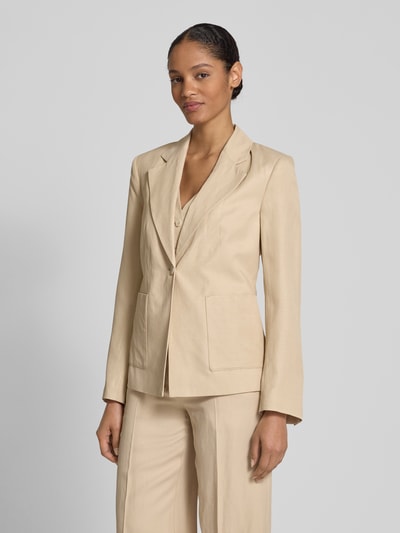 Someday Blazer met reverskraag, model 'Noraja' Zand - 4