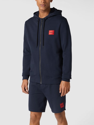 HUGO Sweatjacke aus Baumwolle Modell 'Daple212' Blau 4