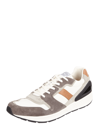 Polo Ralph Lauren Sneaker 'Train 100' aus Veloursleder und Textil Dunkelgrau 1