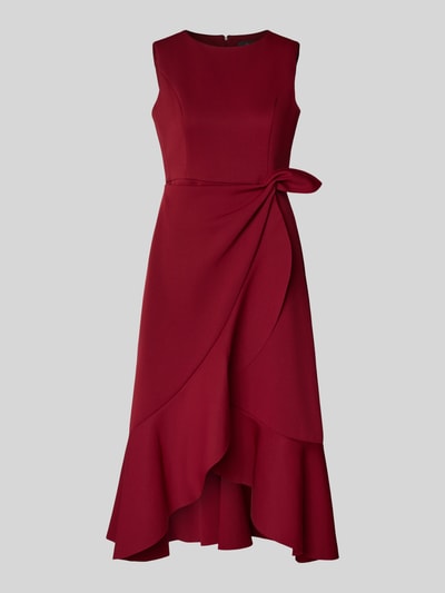 Adrianna Papell Cocktailkleid in Wickel-Optik Bordeaux 2