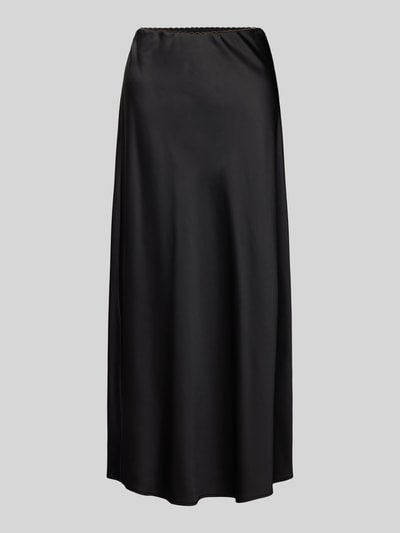 s.Oliver BLACK LABEL Regular Fit Midi-Rock aus Satin Black 2