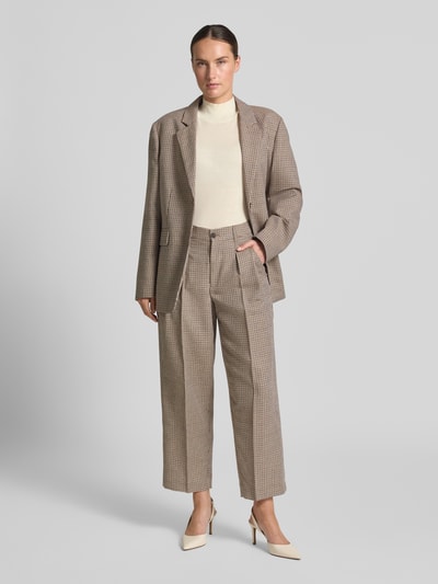 Closed Bundfaltenhose aus Schurwoll-Mix Modell 'RUTHY' Hellbraun 1