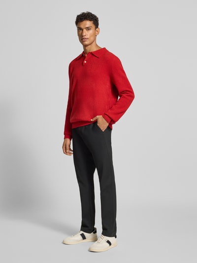 Tommy Hilfiger Chinosy z prostą nogawką z oddychającego materiału model ‘DENTON’ Czarny 1