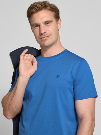 Lerros Regular Fit T-Shirt aus reiner Baumwolle Petrol 3