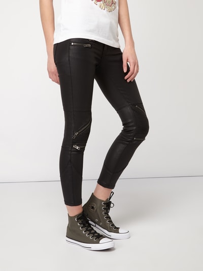 Tigha Coated Skinny Jeans im store Biker-Look w25