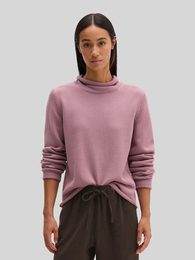 Marc O'Polo Turtleneck aus reiner Baumwolle Mauve 4